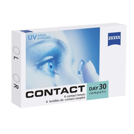 Contact Day 30 Compatic 6 lentilles de Zeiss