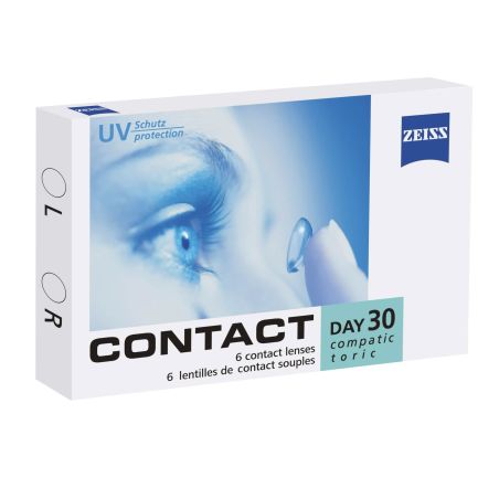 Contact Day 30 Compatic Toric 6 lentilles de Zeiss