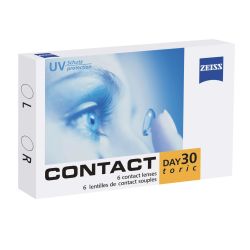 Contact Day 30 Méditerrannée Toric 6 lentilles de Zeiss