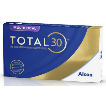 TOTAL 30 Multifocale 3 lentilles de Alcon | Lentilles mensuelles | LPO Clair Optic
