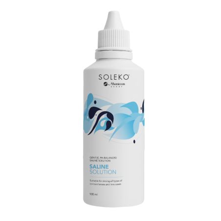 Solution Saline 100 ml de Menicon | LPO Clair Optic