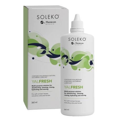 Yalfresh flacon de 360 ml de Menicon | LPO Clair Optic