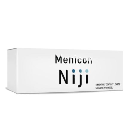 NIJI 6 lentilles de Menicon | Lentilles mensuelles | LPO Clair Optic