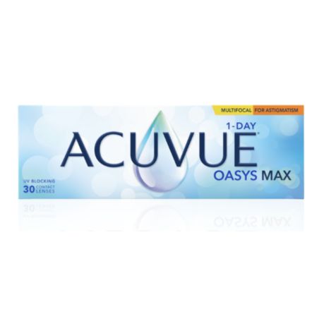ACUVUE OASYS MAX 1 day Multifocal for Astigmatism 30 lentilles de Johnson & Johnson | Lentilles journalières | LPO Clair Optic