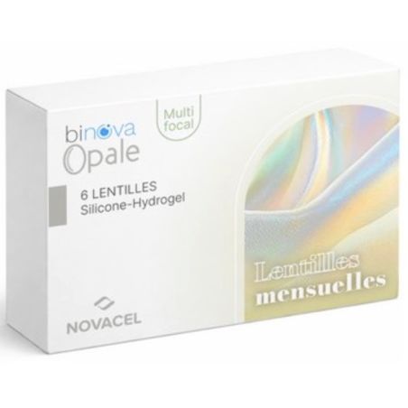 BINOVA Opale Multifocale 6 lentilles de Novacel | Lentilles mensuelles | LPO Clair Optic
