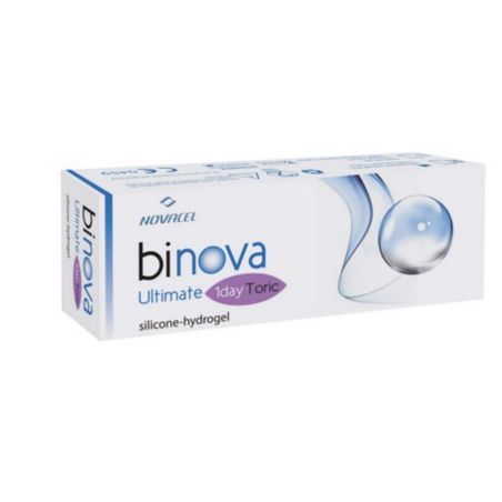 Binova Ultimate Toric 1 Day 90 lentilles de Novacel | Lentilles journalières | LPO Clair Optic
