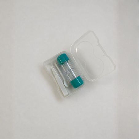 Kit étui à lentilles rigides bleu