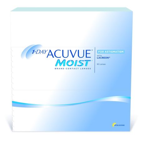 1-Day ACUVUE Moist For Astigmatism 90 lentilles de Johnson & Johnson | Lentilles journalières | LPO Clair Optic