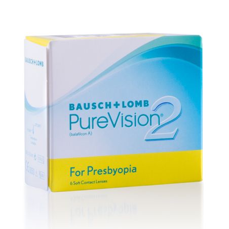 PureVision 2 For Presbyopia 6 lentilles de Bausch & Lomb | Lentilles mensuelles | LPO Clair Optic
