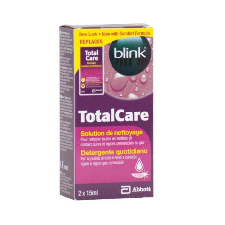 Blink Total Care Nettoyage Pack de 2 flacons de 15 ml de Johnson & Johnson | LPO Clair Optic