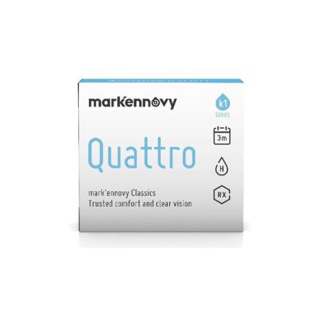 Quattro Torique Trimestrielle 2 lentilles de Mark’Ennovy | Lentilles trimestrielles | LPO Clair Optic